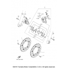 Front brake caliper