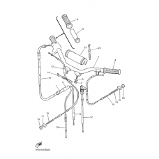 Steering handle & cable