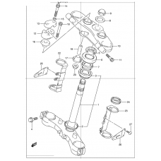 Steering stem              

                  Gsf1200k1/k2/k3/k4/zk4/k5/zk5