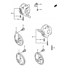 Horn/handle switch