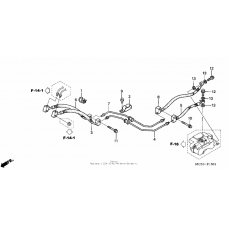Rear brake hose (st1300a)