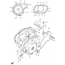 Crankcase cover ass`y (v