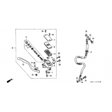Fr. brake master cylinder              

                  CB750