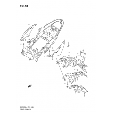 Rear fender              

                  Gsr750al2 e24