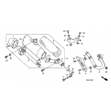 Exhaust muffler              

                  CRF250R4