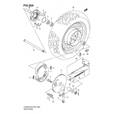 Rear wheel complete assy              

                  Vl800ck6/ck7/ck8/ck9/cl0