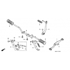 Step/kick arm/ change pedal