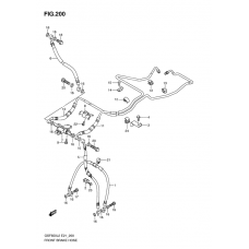Front brake hose              

                  Gsf650ual2 e21