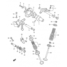 Cam shaft/valve