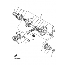 Crankshaft piston