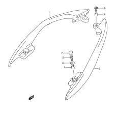 Pillion rider handle              

                  Side)(model k5/k6