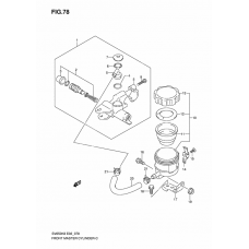 Front master cylinder              

                  Sv650sak8/suak8/sak8/suak8/sal0/sual0