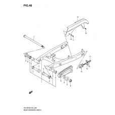 Rear swinging arm