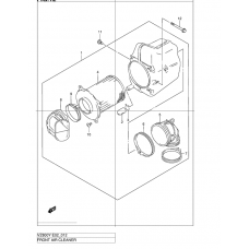 Front air cleaner