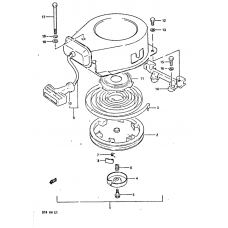 Starter assy recoil