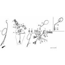 Handle lever/switch/cable
