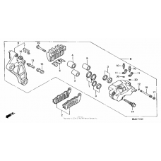 Rear brake caliper (2)