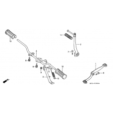 Step/kick arm/ change pedal