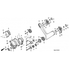 Front cover/timing belt
