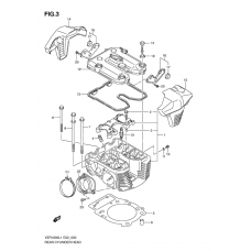 Rear cylinder head