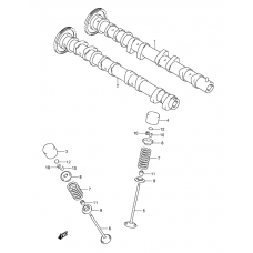 Cam shaft - valve