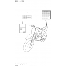 Информационные наклейки (Dr-Z125L5 E33)