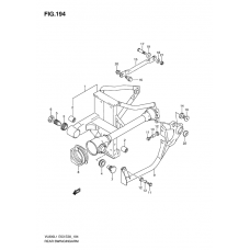 Rear swinging arm