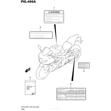 Информационные наклейки (Gsx-R1000L7 E03)