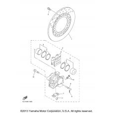 Rear brake caliper