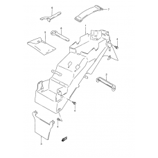 Rear fender              

                  Gsf1200st/sv/sw/sx/sy