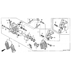Right front brake caliper