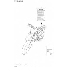 Информационные наклейки (Rm-Z250L5 E28)