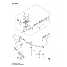 Clutch master cylinder              

                  Gsf650sual2 e21