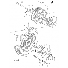 Rear wheel complete assy