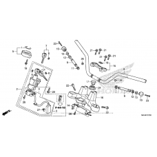 Верхняя траверса & Клипон руля