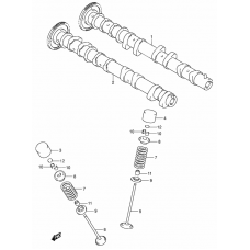 Cam shaft - valve