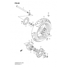 Rear wheel complete assy              

                  Gsx650fk8/fuk8/fk9/fuk9/fl0/ful0