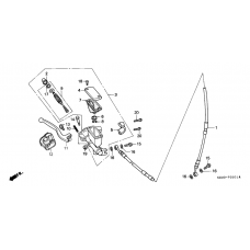 Fr. brake master cylinder
