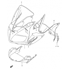 Cowling body              

                  Sv650sk3/suk3