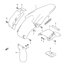 Rear fender              

                  Model y/k1/k2/k3