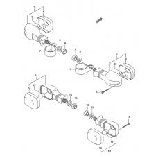 Turnsignal front & rear lamp