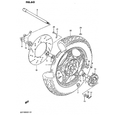 Rear wheel complete assy