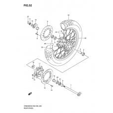 Rear wheel complete assy              

                  Model k6/k7