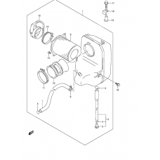 Rear air cleaner