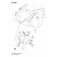 Fuel tank front cover              

                  Model k8