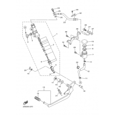 Rear master cylinder