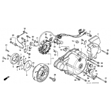 Left crankcase cover/ generator