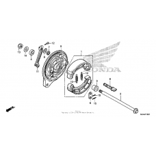 Rear brake panel (2)