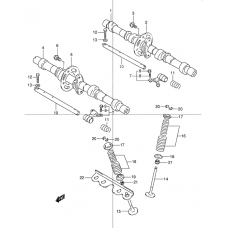 Cam shaft - valve