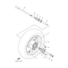 Rear wheel complete assy